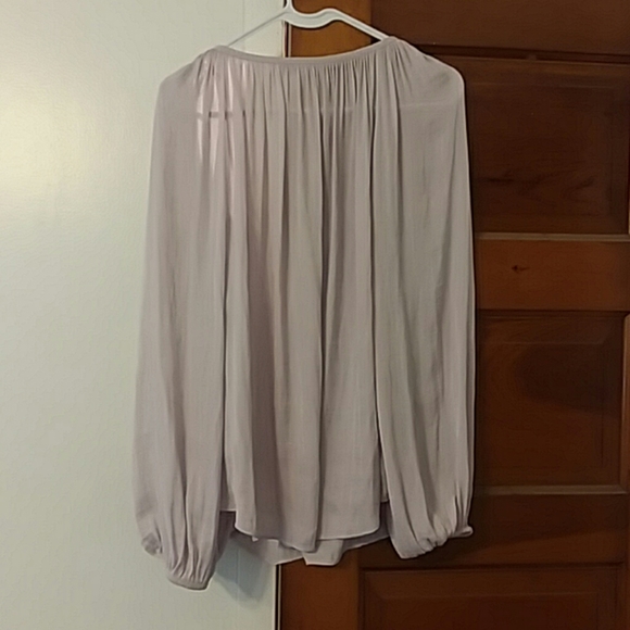 Lavender Peasant Top - Picture 2 of 4